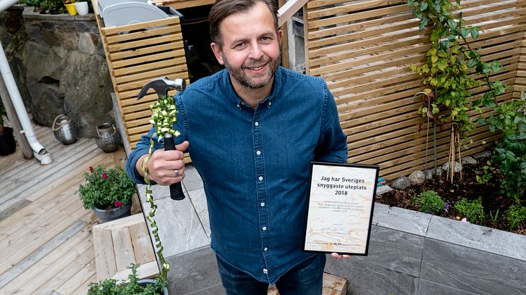 Vinnaren av Sveriges snyggaste uteplats har redan tankarna på nästa sommar