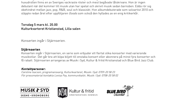  Edda Magnason till Kulturkvarteret
