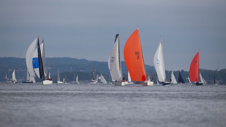 Tjörn runt -23, Spinnakerstart (1)
