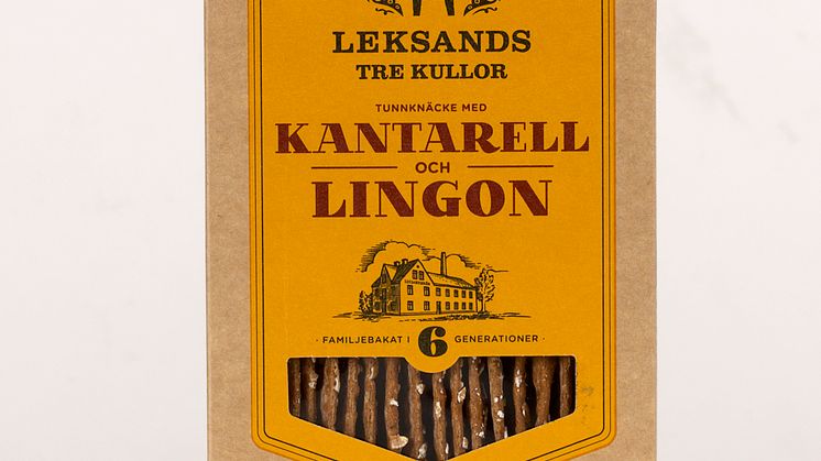 TRE KULLOR Kantarell och Lingon