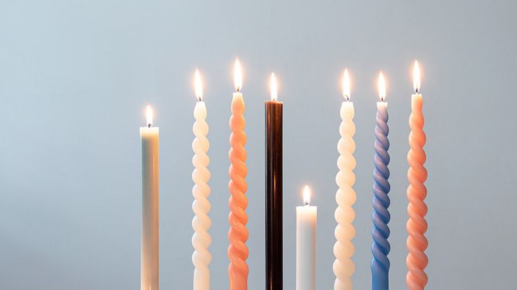 Snurrade ljus, twisted candles, skruvade ljus - kalla dem vad du vill men de finns på Lagerhaus! 