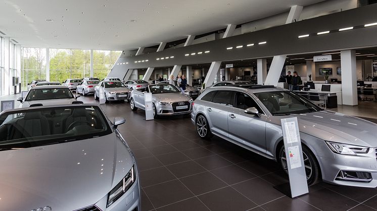 Audi Hørsholms nye hus maj 2017