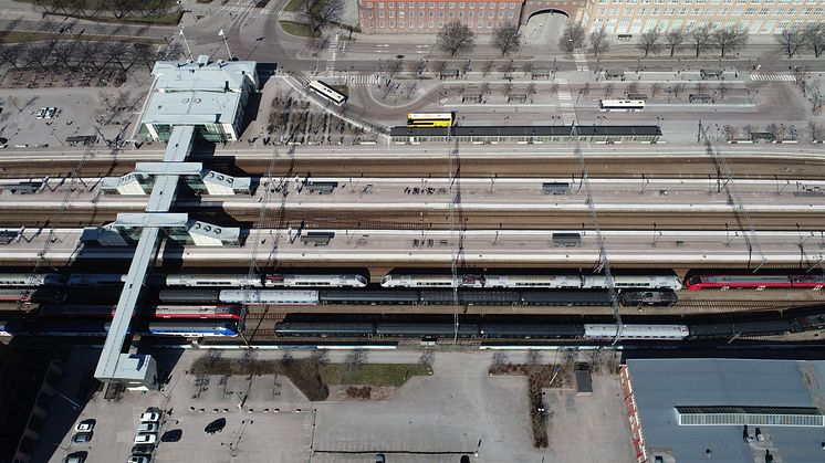 Bangården Västerås station