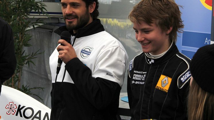 Renault-klasser i STCC får draghjälp av Prins Carl Philip