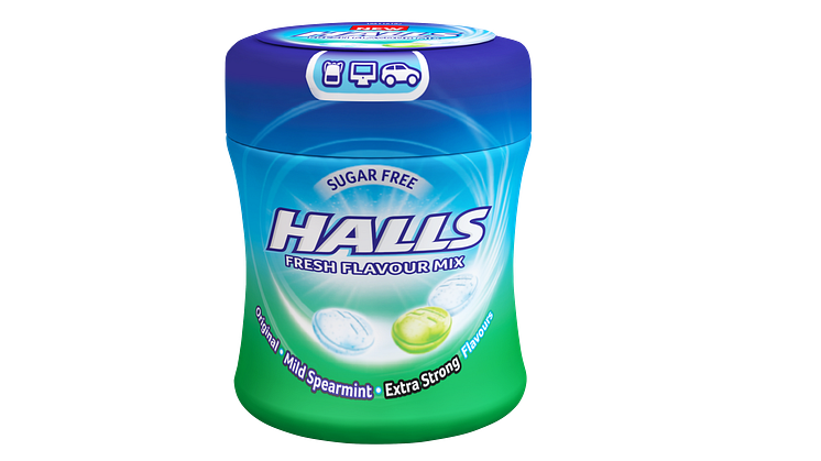 HALLS reafirma su versatilidad con el lanzamiento de su nuevo formato en bote