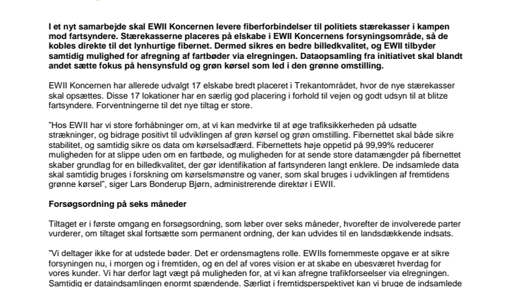 Aprilsnar Stærekasser på elskabe skal fange fartsyndere