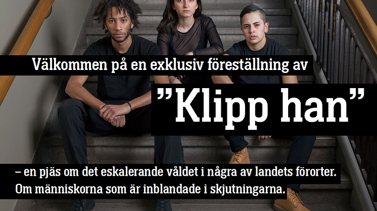 Klipp han spelas i Almedalen 