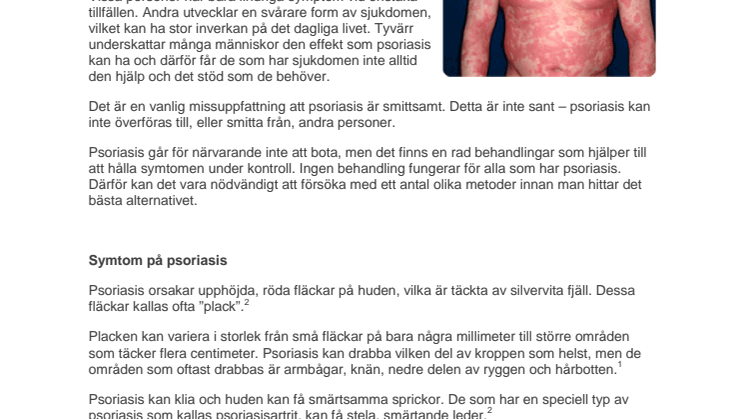 Om Psoriasis