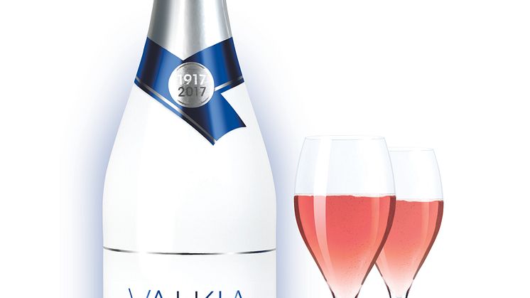 Valkia - kotimainen juhlakuohuviini 100-vuotiaalle Suomelle