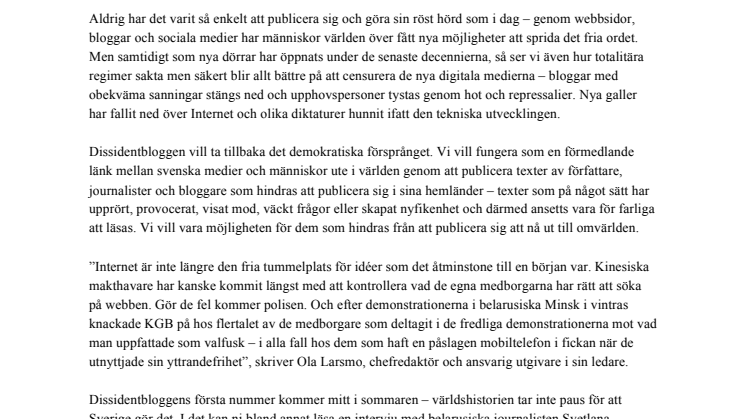 Dissidentbloggen
