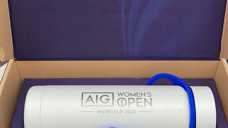 All the players competing in the 2022 Championship have been given customised sustainable Player’s Edition water bottles produced by Swedish water and beverage company Bluewater