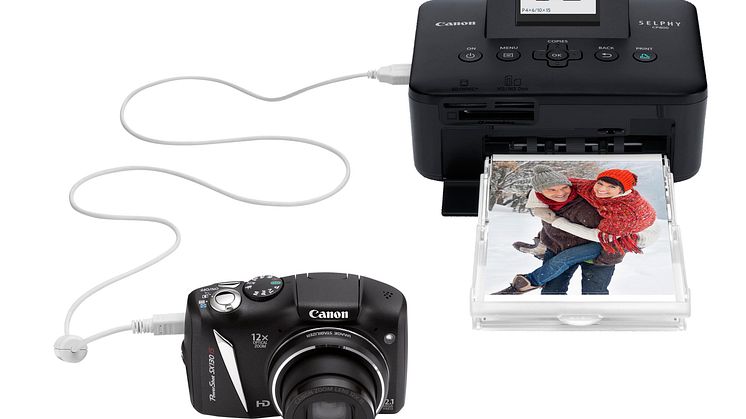 Utskrifter av fotolabbskvalitet – Canon lanserar den eleganta och smidiga ultrakompakta fotoskrivaren SELPHY CP800