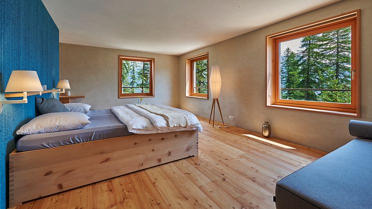 Doppelzimmer in der Pension Laresch