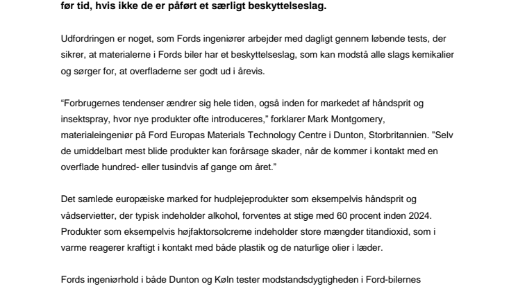 Hudpleje er godt for dig – men ikke din bil