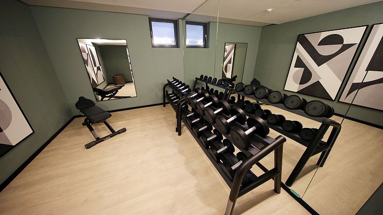 Moderner Fitnessbereich 