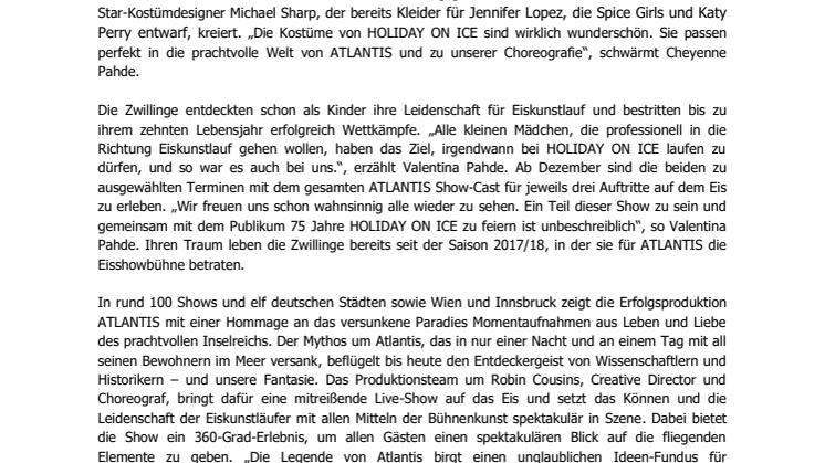 Valentina und Cheyenne Pahde: neues Showkostüm zum Geburtstag