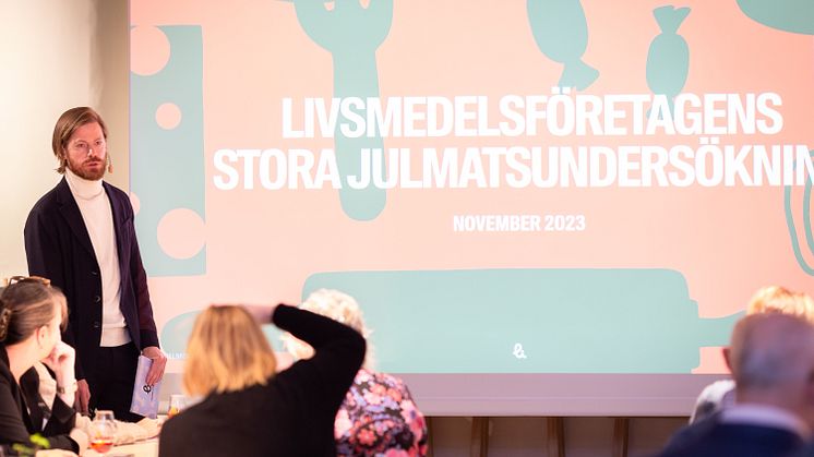 Livsmedelsföretagens julmatspressträff 2023