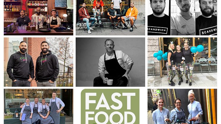 Årets 21 finalisterna i Fast Food Awards. Prisceremonin äger rum den 30 januari på Fastfood- och Cafémässan i Kista.