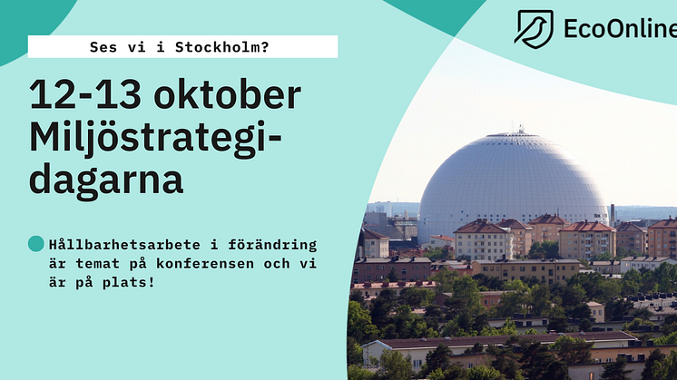 Miljöstrategidagarna i Stockholm