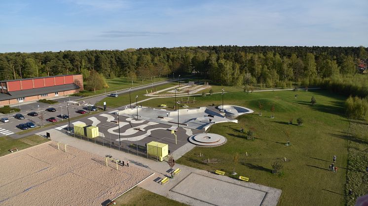 Aktivitetsparken flygbild