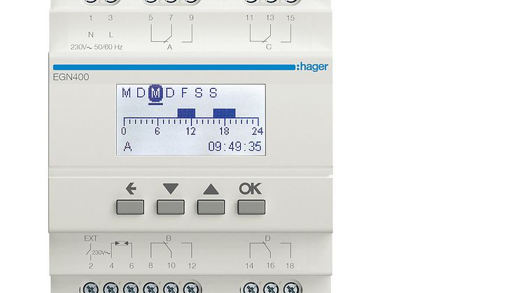 EGN400_Digitale Multifunktions-Zeitschaltuhr mit Bluetooth-Konfiguration, 4-Kanal