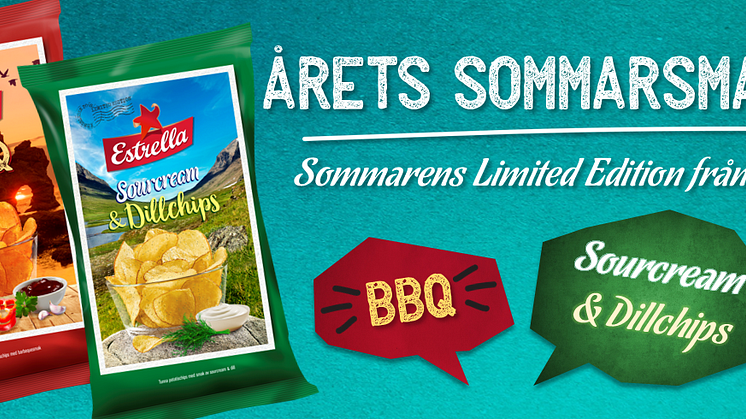 Årets Sommarchips 2018! Sourcream&Dill och BBQ - Finns det något godare? 