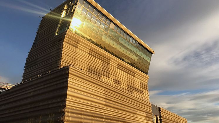 Det nye Munchmuseet står nesten klart og åpner mai/juni 2020. Foto: Kultur og Idretssbygg