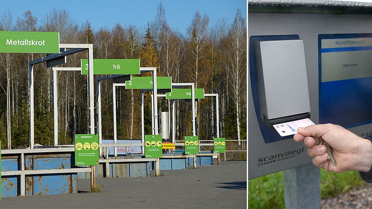 Nu kan privatpersoner lämna avfall när det passar dem.