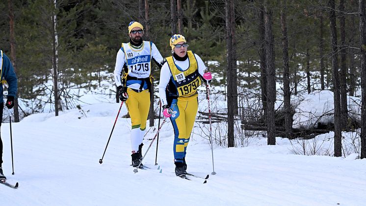Vasaloppet 2023 med Vasan för Margit-lappar