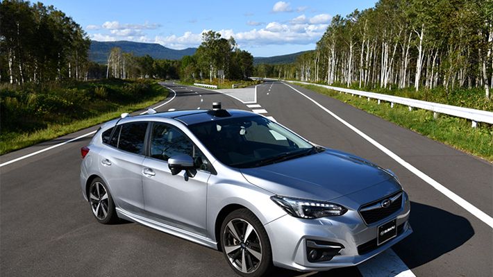 SUBARU Impreza SPORT er en af de biler, der vil blive benyttet til det ambitiøse udviklingsarbejde, som i 2030 skal sikre, at ingen mister livet i trafikuheld, der involverer en ny SUBARU.