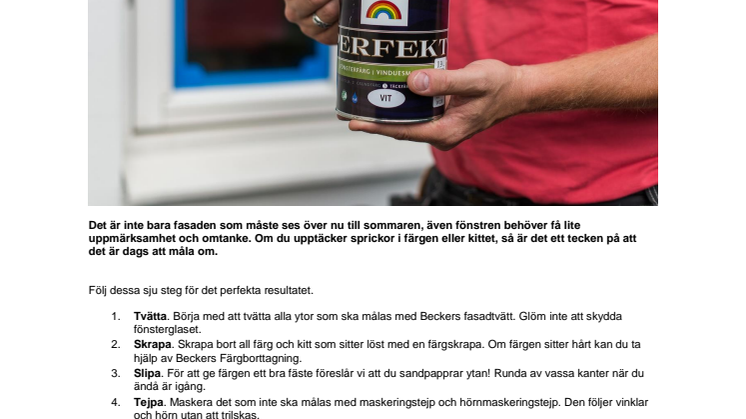 7 tips när du ska måla om dina fönster