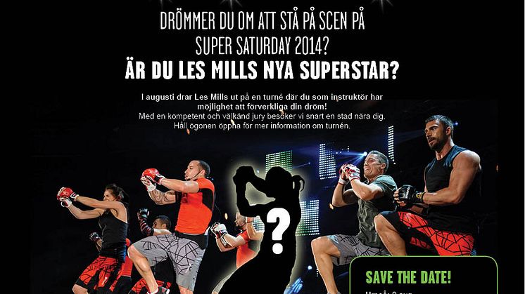 Les Mills och Reebok söker nya SUPERSTARS
