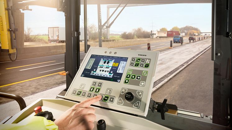 Övervakning av skridens status - Volvo asfaltläggare