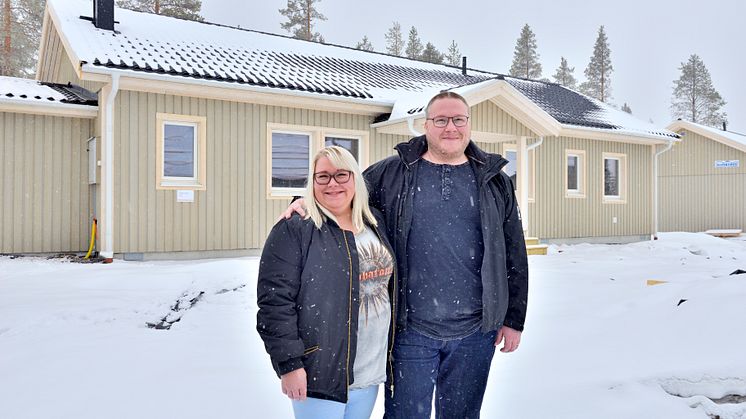 Familjen Kristensen är redo att flytta in