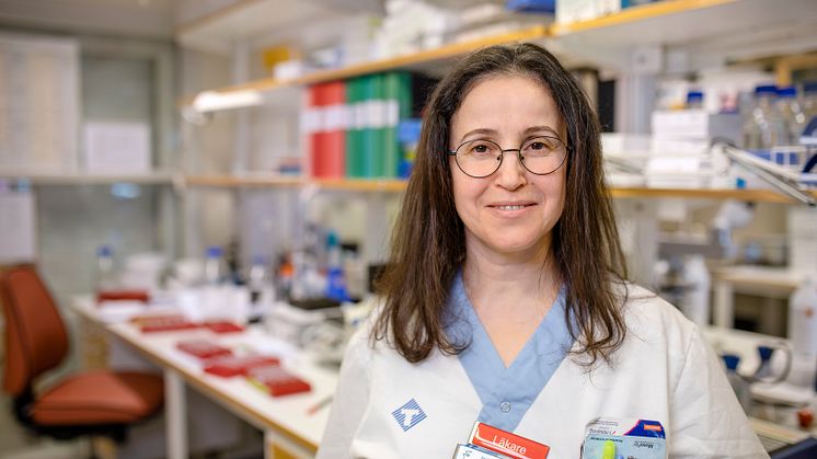 Intissar Anan, Institutionen för folkhälsa och klinisk medicin vid Umeå universitet och en av forskarna bakom studien. Foto: Mattias Pettersson.
