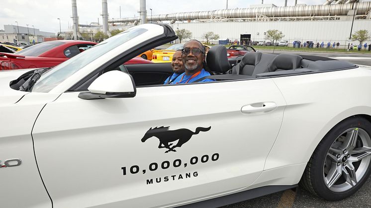 Ford Mustang nummer 10 millioner 2018