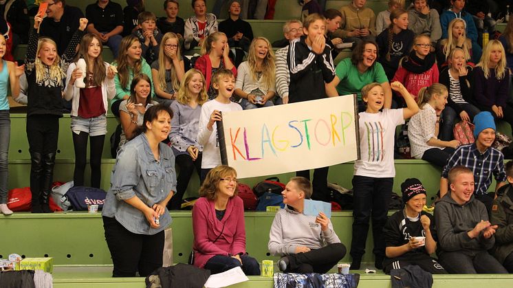 Klagstorps hejaklack på en av Solracets deltävlingar 2012