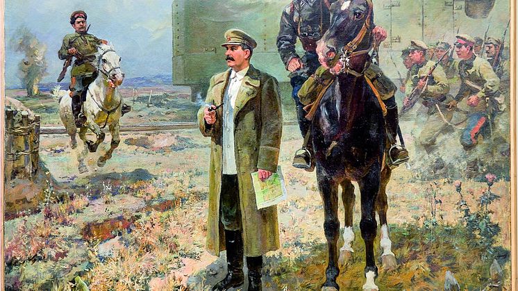 Malmö Konstmuseum, Under de Röda Fanorna, Stalin och Voroshilov