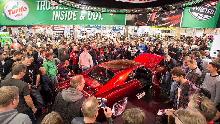 Johan Eriksson och hans världsberömda Dodge Charger RT/R -68 som senast visades på SEMA Show i Las Vegas.