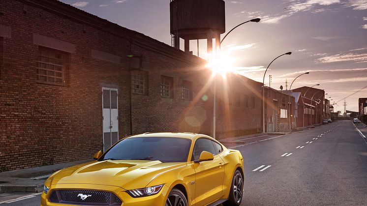 Nye Ford Mustang lanseres for første gang i Europa i 2015