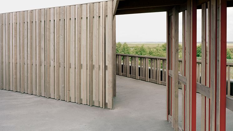 Johansen Skovsted Arkitekter. Pumpestation ved Skjern Å.