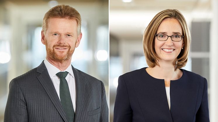 Peter Gerber, CEO Lufthansa Cargo AG and Dorothea von Boxberg, CCO Lufthansa Cargo