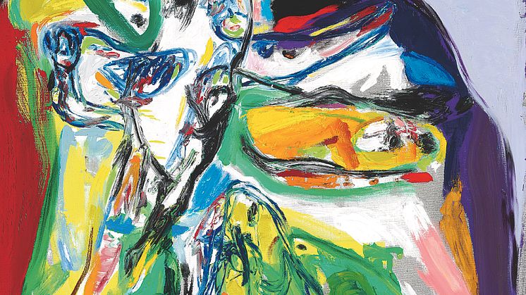 Asger Jorn: "La Joie d'être" (The joy of being), 1969.  Vurdering: 2-2,5 mio. kr.