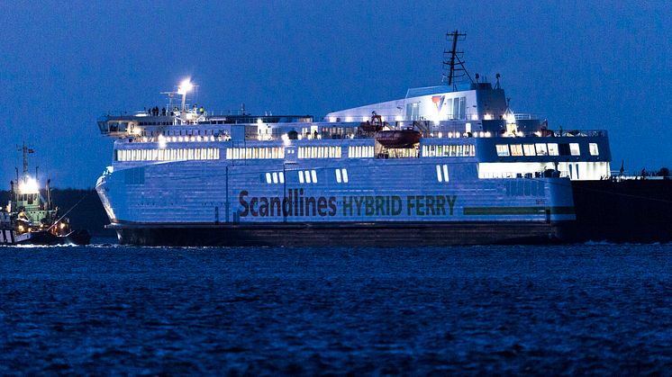 Scandlines’ nye færge har forladt værftet