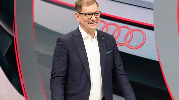 CEO Markus Duesmann ved Audis Annual Media Conference 2023 