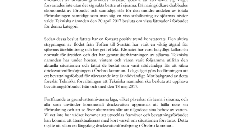 Tjänsteskrivelse med tillhörande bilagor