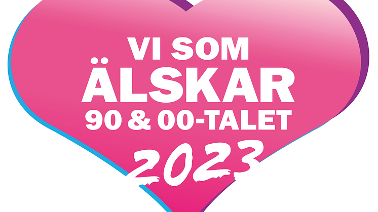 Nya fantastiska artistsläpp idag till ”Vi Som Älskar 90 och 00-talet”. Sveriges största party festival No 1