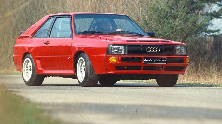 Audi quattro fra 1980