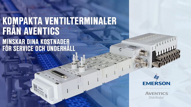 Kompakta ventilterminaler från Aventics