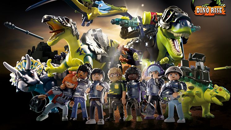 Das Team DINO RISE zieht ab sofort in die Kinderzimmer ein!
